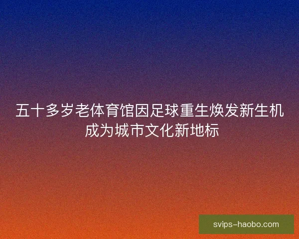 五十多岁老体育馆因足球重生焕发新生机 成为城市文化新地标